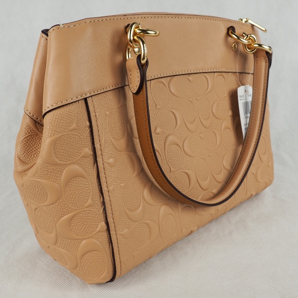 Coach Handbag Mini Brooke Carryall Nude Pink - Picture 5 of 8